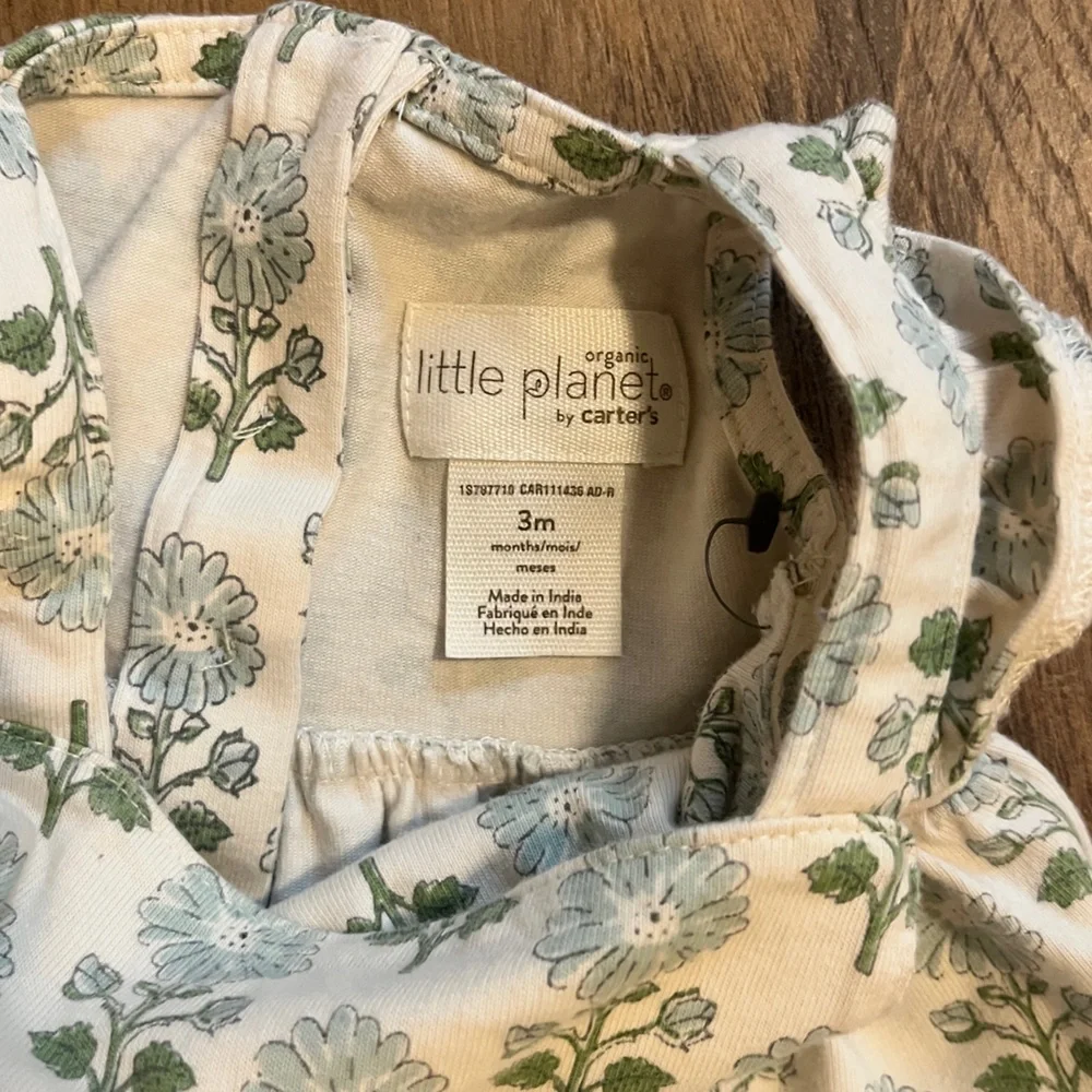 Floral Tiered Little Planet Dress Set